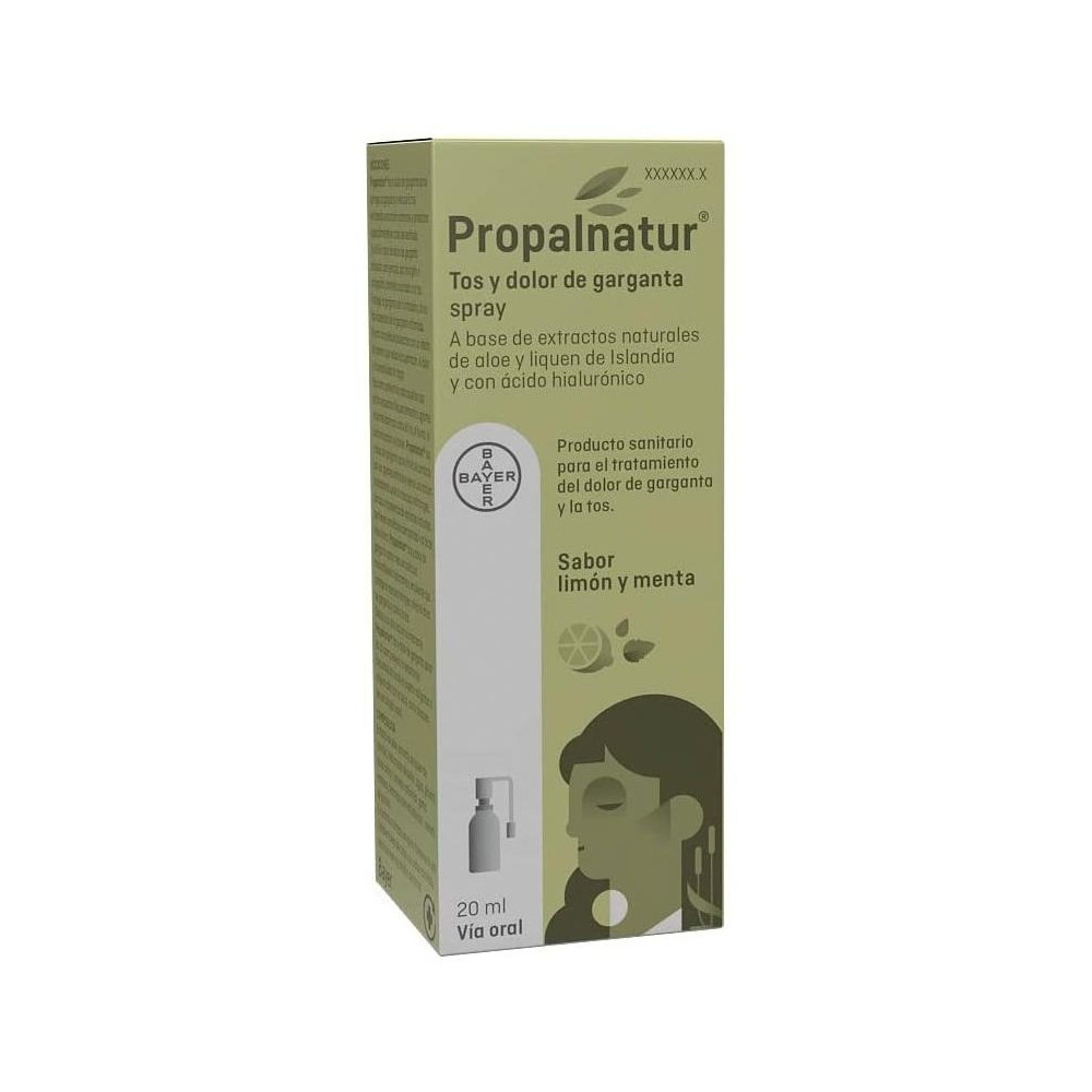 Bayer Propalnatur Para La Tos Y La Garganta En Spray 20Ml