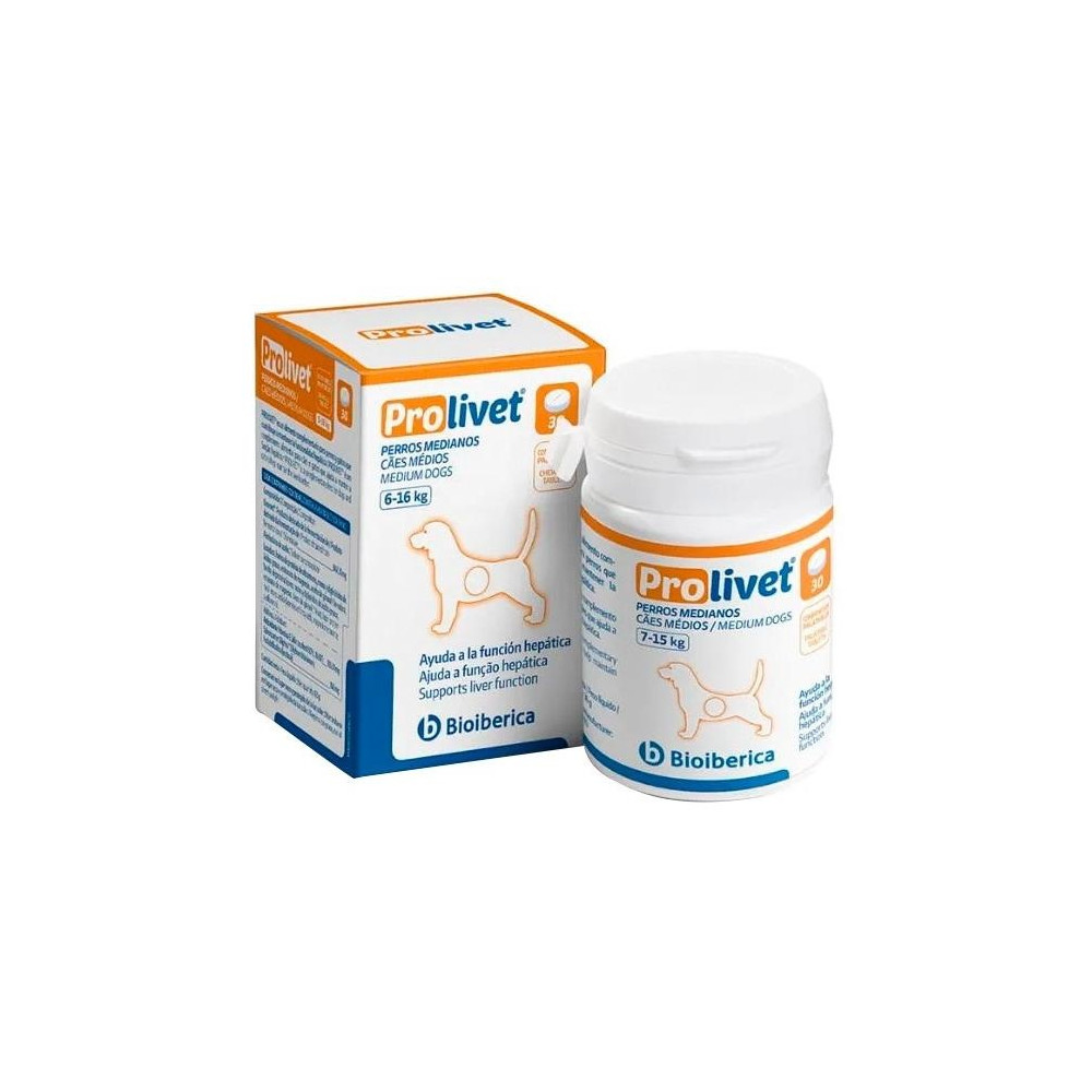 Bioiberica Prolivet Perro Mediano 30 Comprimidos