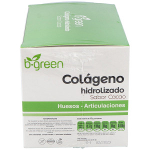 B Green Colágeno Hidrolizado Cacao 30 Sobres