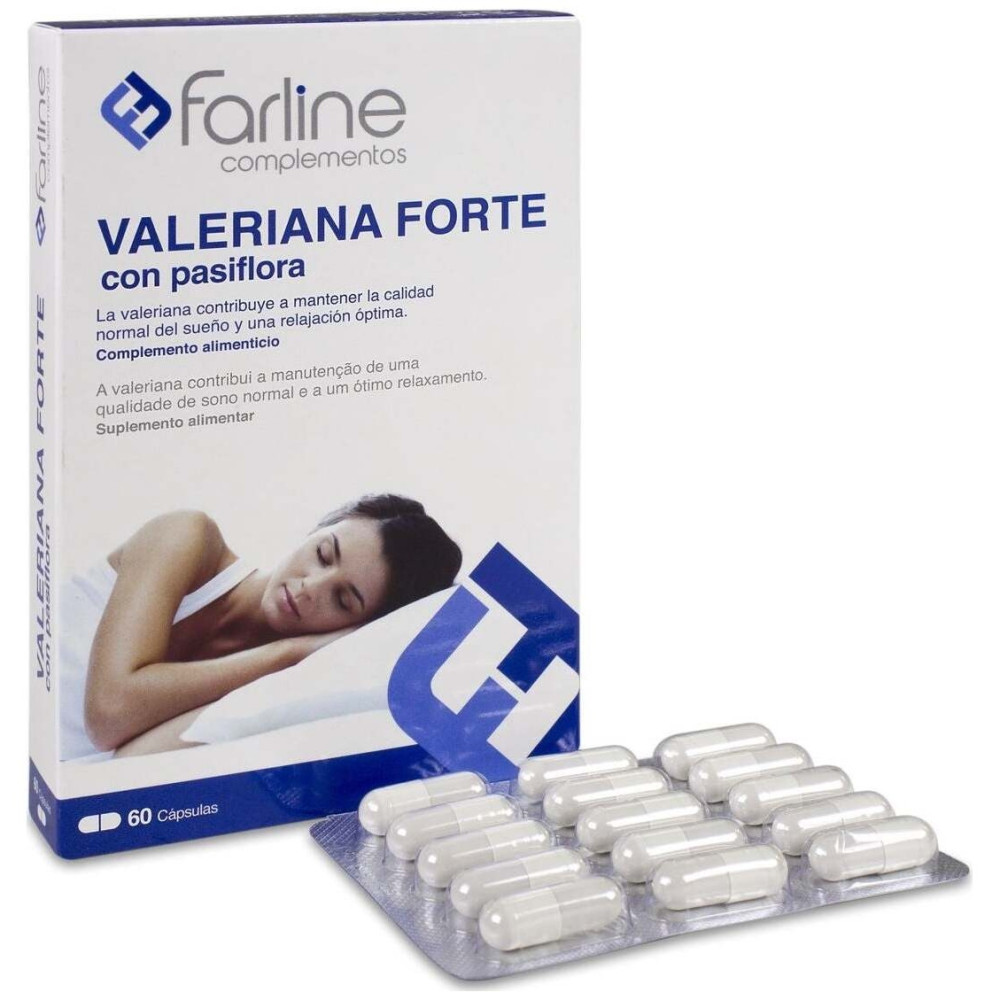 Farline Valeriana Forte, 60 Cápsulas