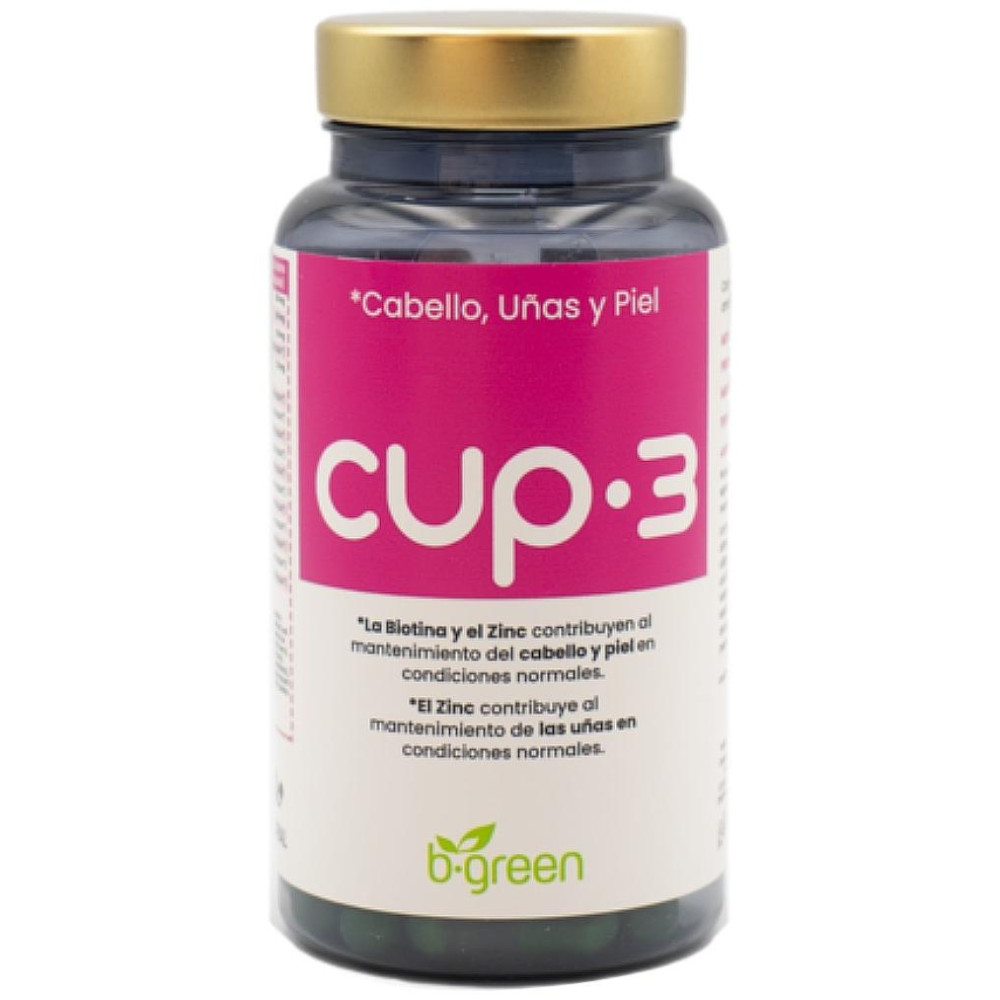 Bgreen Cup·3 Cabello Uñas Y Piel 60 Cápsulas