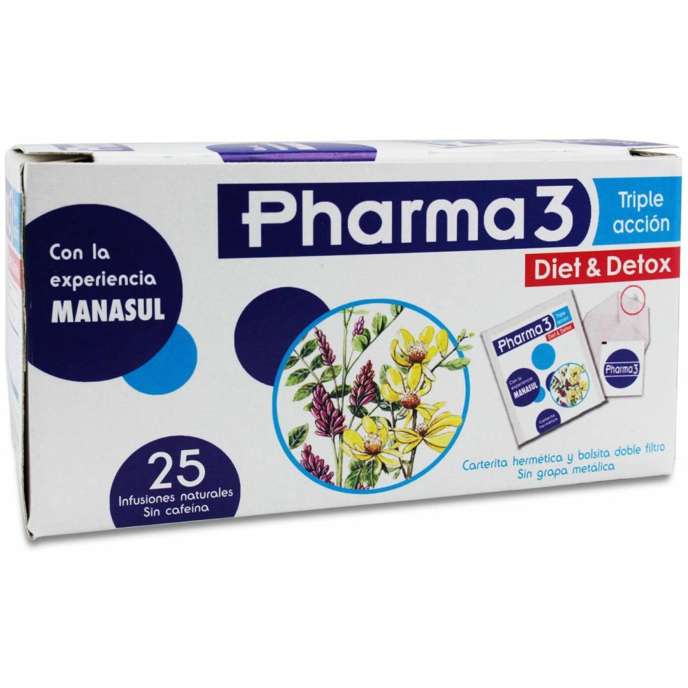 Bie3 Pharma 3 Diet Y Detox Infusion 25Sbrs.