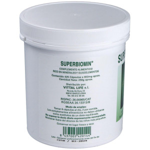 Biomin Superbiomin, Un Complejo Mineral Para El Tránsito Intestinal 410 Cápsulas