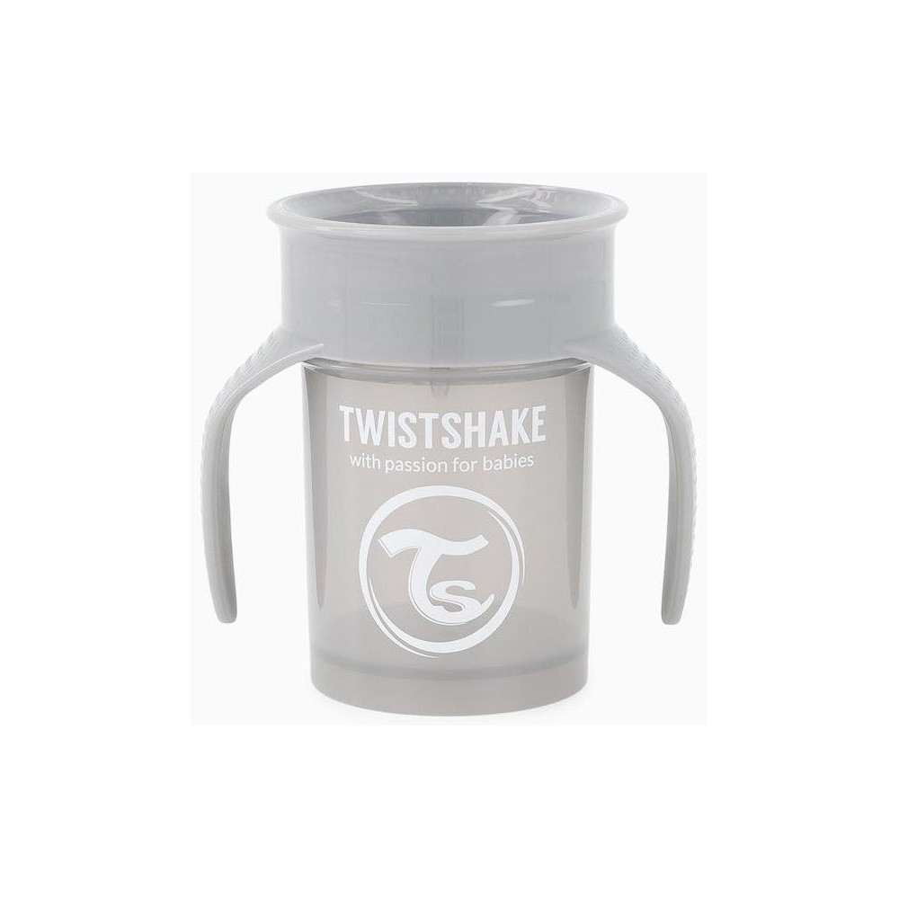 Twistshake 360 Cup 6+ Pastel Plava Gris 1Ud