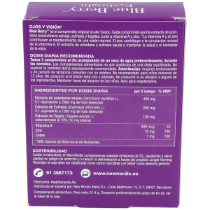 New Nordic Blue Berry Eyebright 60Comp