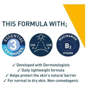 Facial Moisturising Lotion Spf50 For Normal To Dry Skin 52 Ml