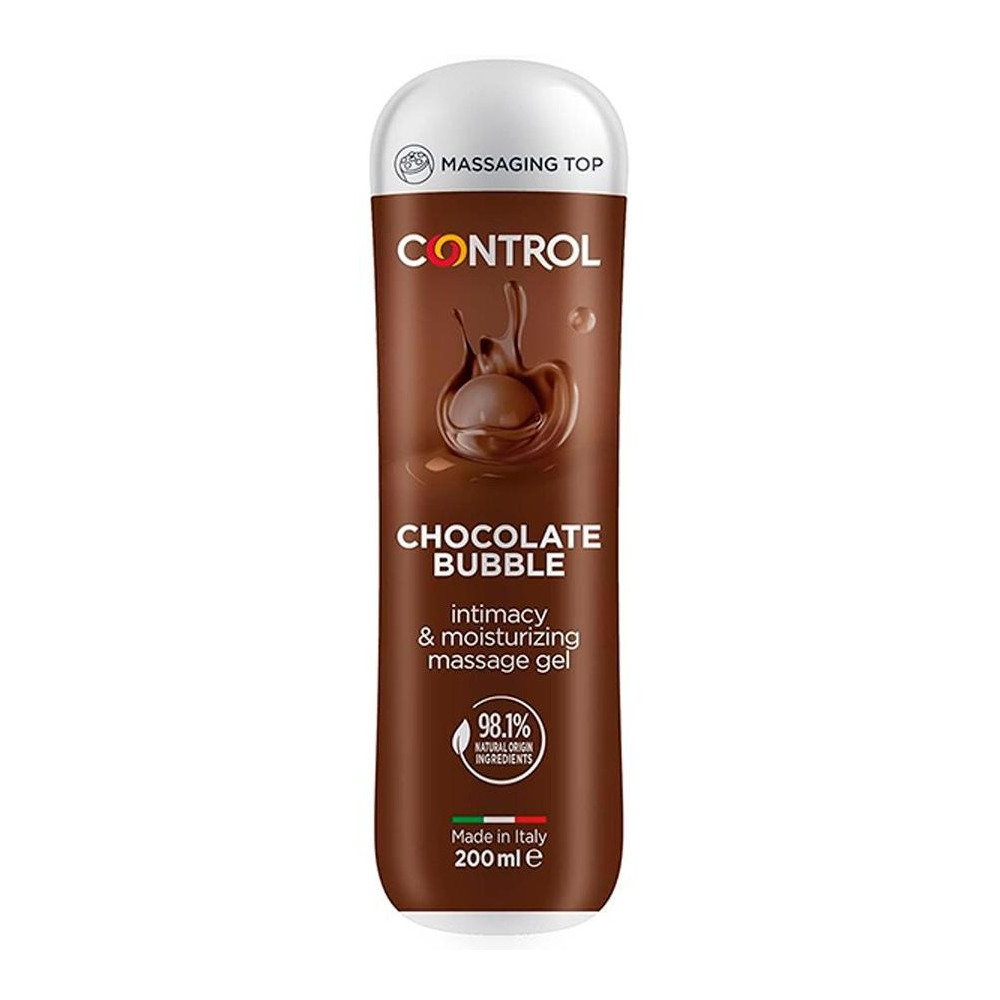 Control Gel Masaje Bubble Choco 200Ml