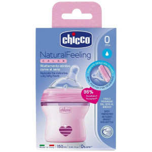 Chicco Naturalfelling Biberón De Silicona De 0M+ 150Ml