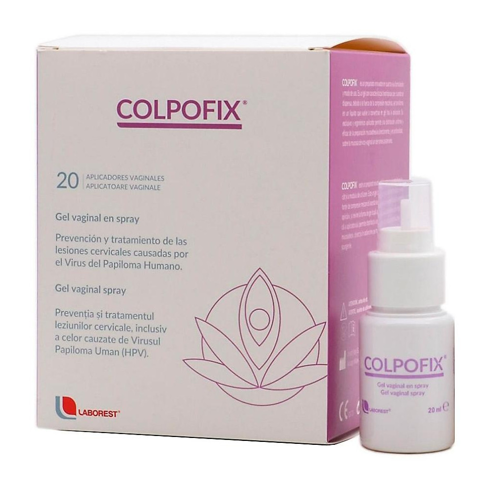 Colpofix Gel Vaginal En Spray Con 20 Aplicadores 2 X 20Ml