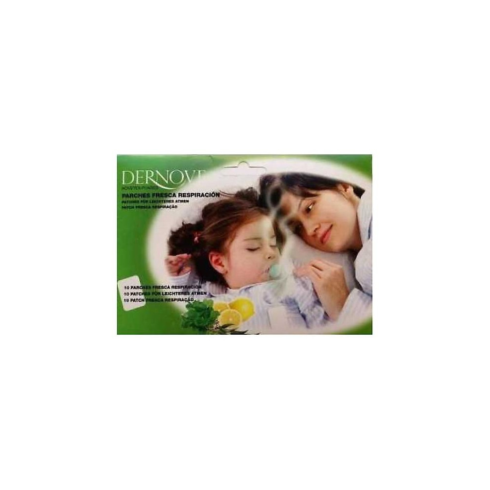 Dernove Parches Fresca Respiración Para Aromaterapia 10U