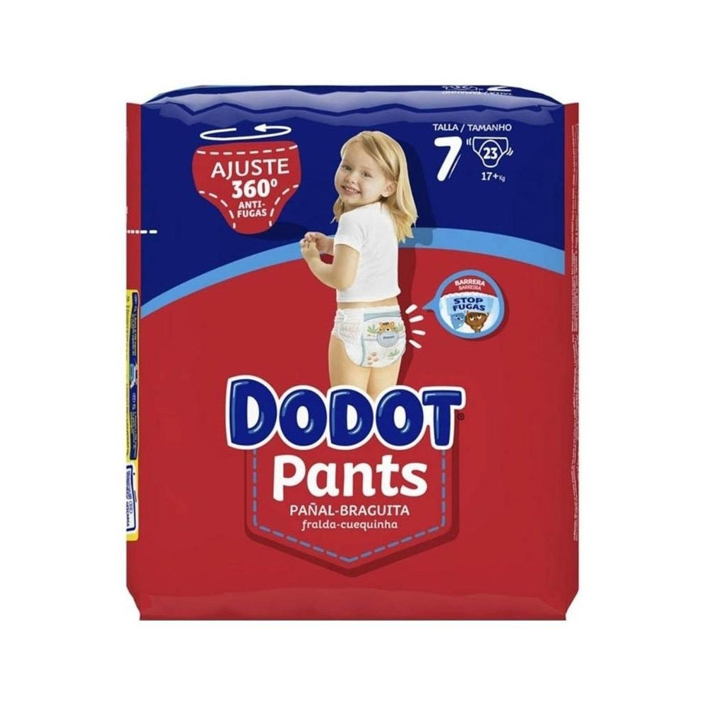 Dodot Pants Pañal-Braguita Talla 7 +17 Kg 23 U