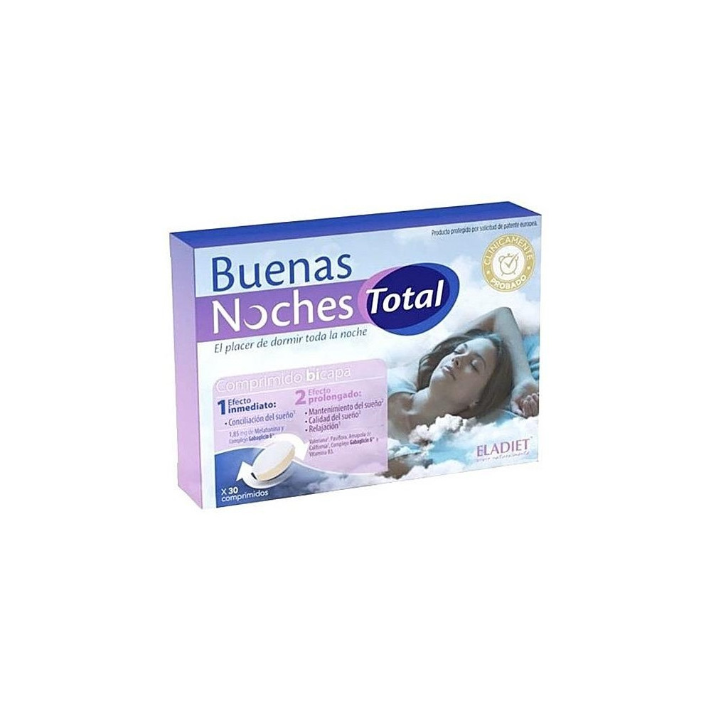 Eladiet Buenas Noches Total Para Un Sueño Reparador 30 Cápsulas
