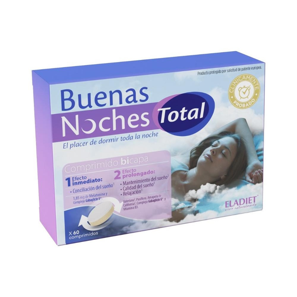 Eladiet Buenas Noches Para Dormir Bien 60 Comprimidos