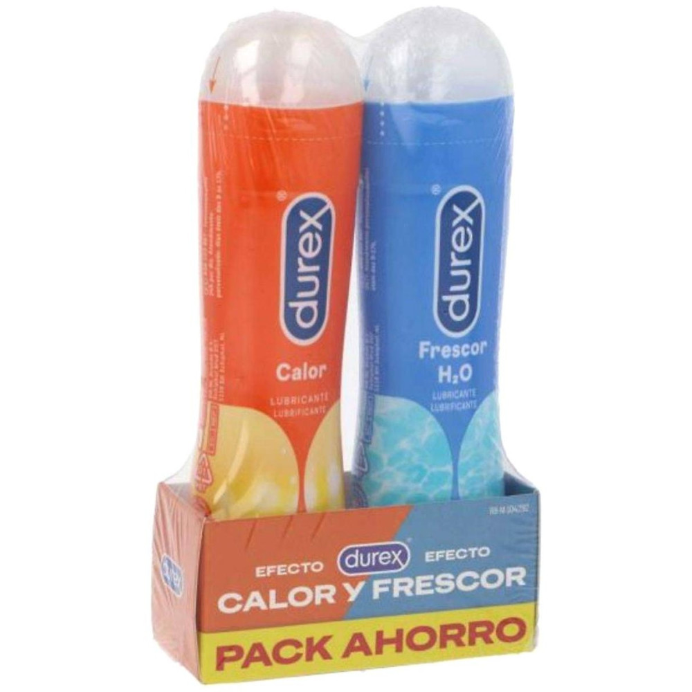Durex Pack Lubricantes Calor 50Ml + Frescor H2O 50Ml