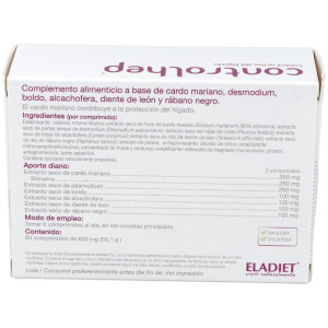 Eladiet Controlhep Suplemento Dietético Para Cuidar El Hígado En Cápsulas