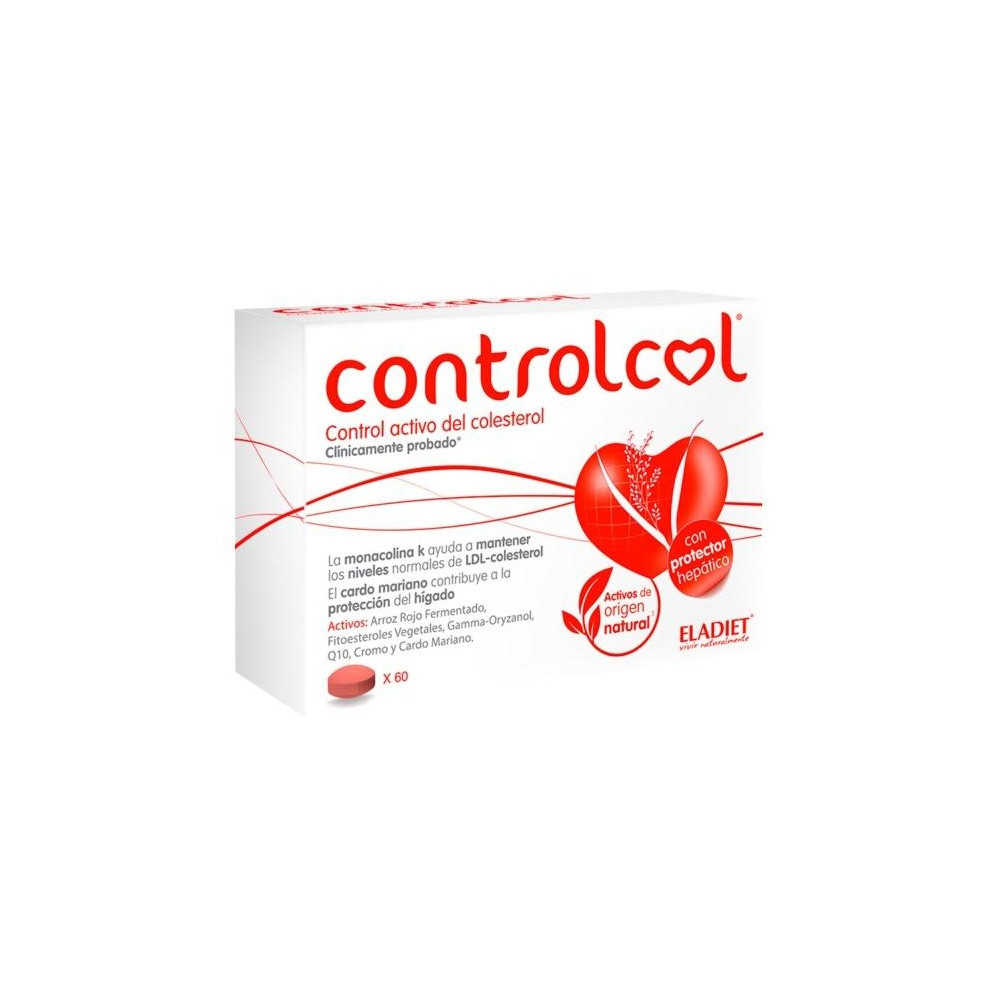 Eladiet Controlcol Suplemento Para El Colesterol 60 Cápsulas.