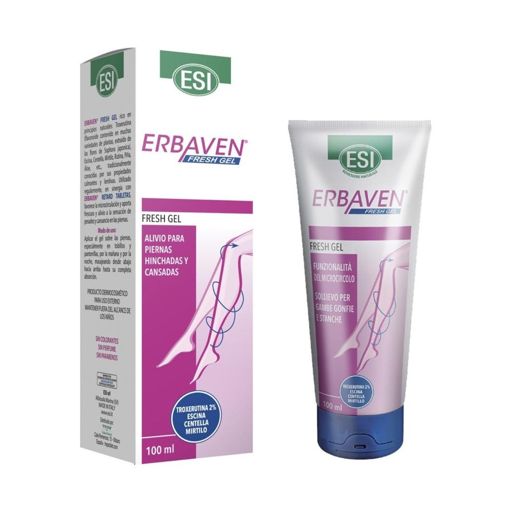 Esi Erbaven Gel Con Efecto Frío Para Piernas