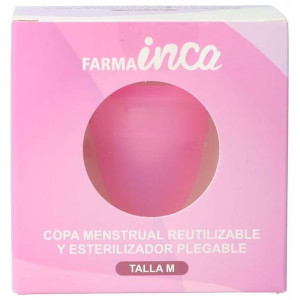 Farma Inca Copa Menstrual Reutilizable + Esterilizador Plegable Talla M 1U