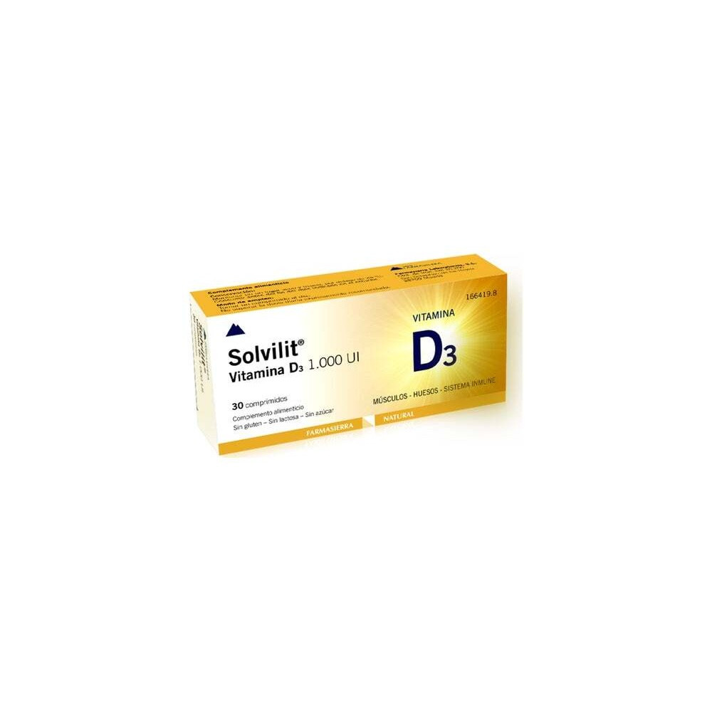 Farmasierra Solvilit Vitamina D3 1000Iu 30 Tabletas