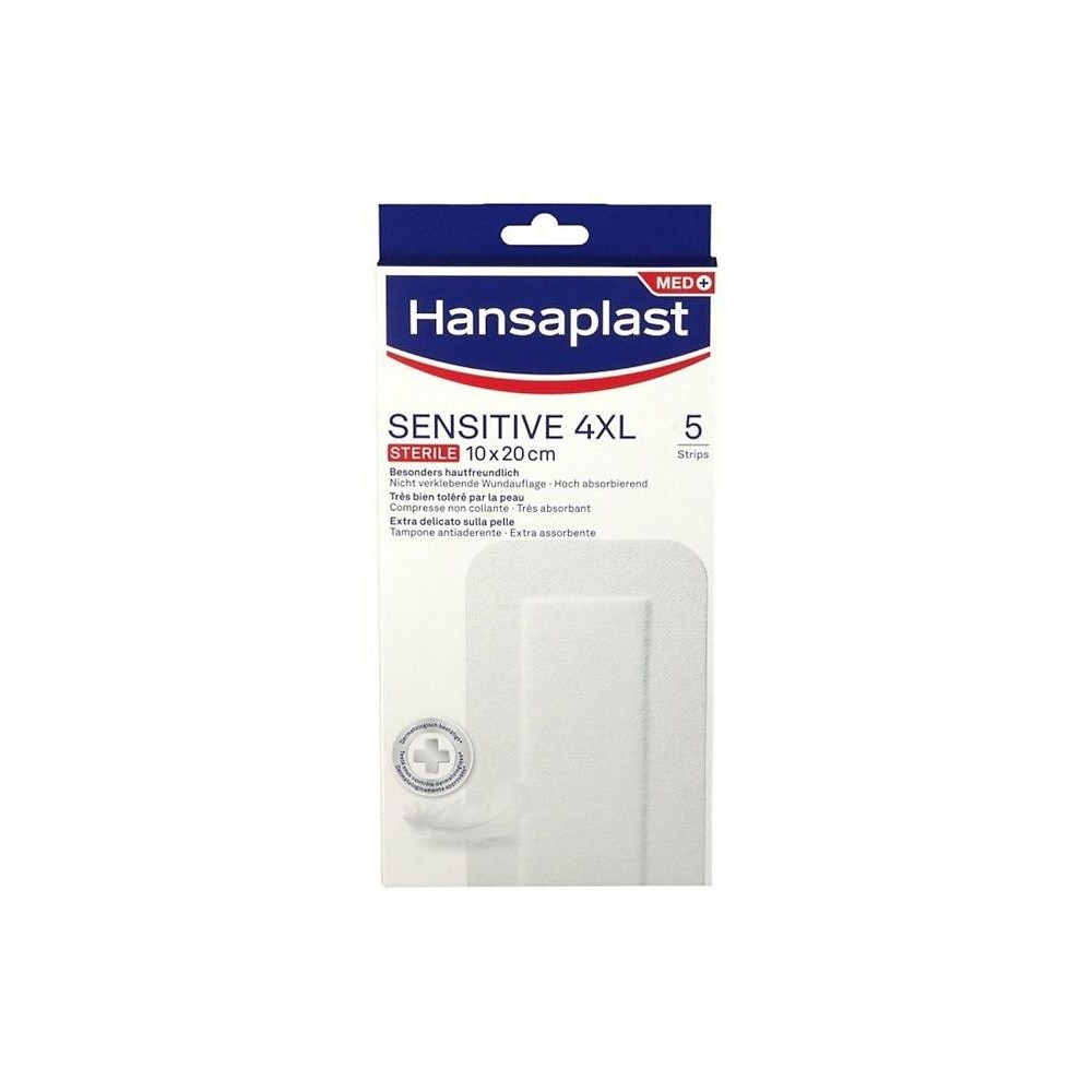 Hansaplast Sensitive 4Xl Apósito Estéril 5Uds