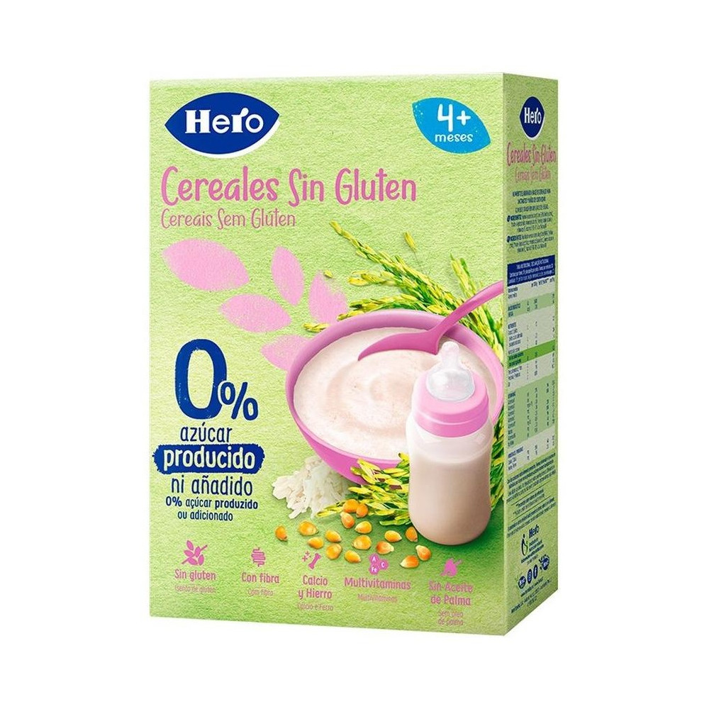 Hero Baby Papilla 8 Cereales Sin Gluten 340G