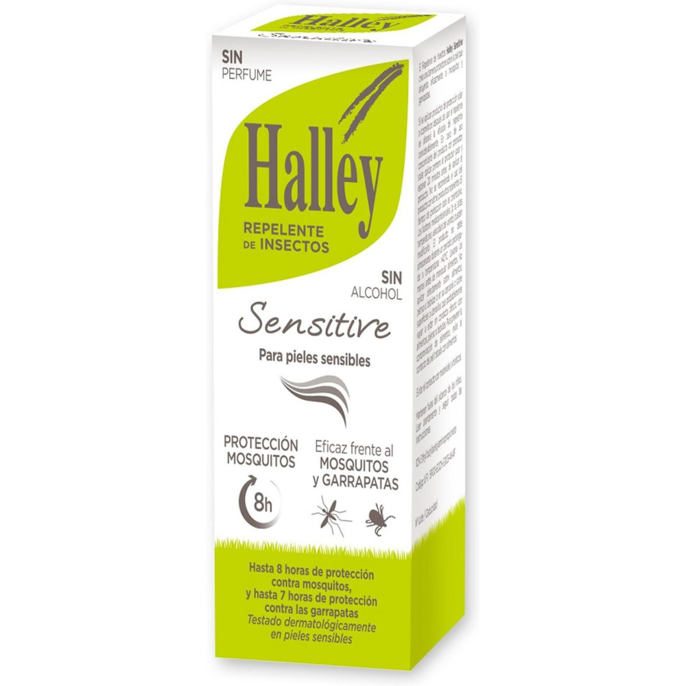 Halley Sensitive, Repelente De Insectos Para Pieles Sensibles 100Ml
