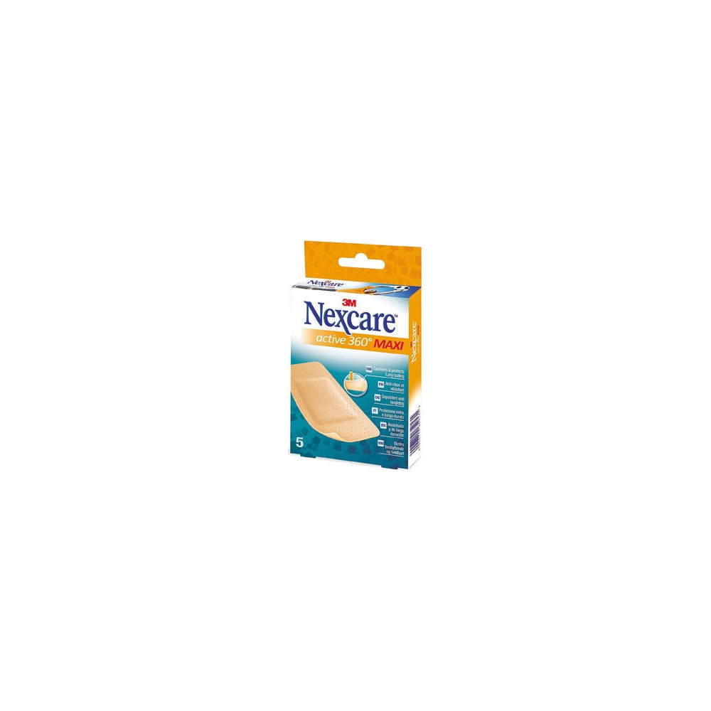 Nexcare® Active 360º Maxi Tiras Adhesivas 54X86Mm 5Uds