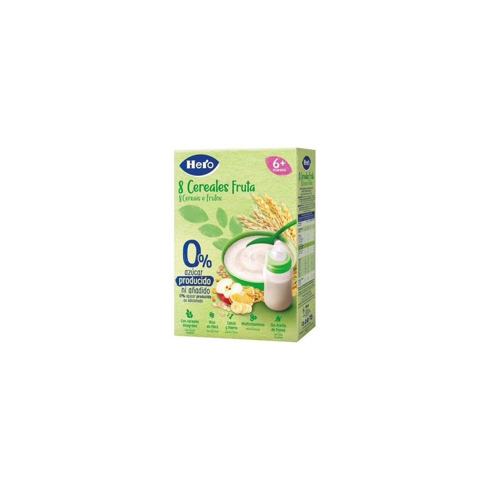 Hero Baby Papilla 8 Cereales Con Fruta 340G
