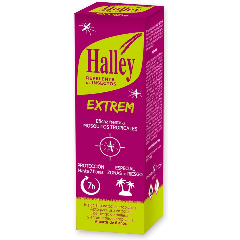 Halley Extrem Repelente De Insectos Forte 100Ml