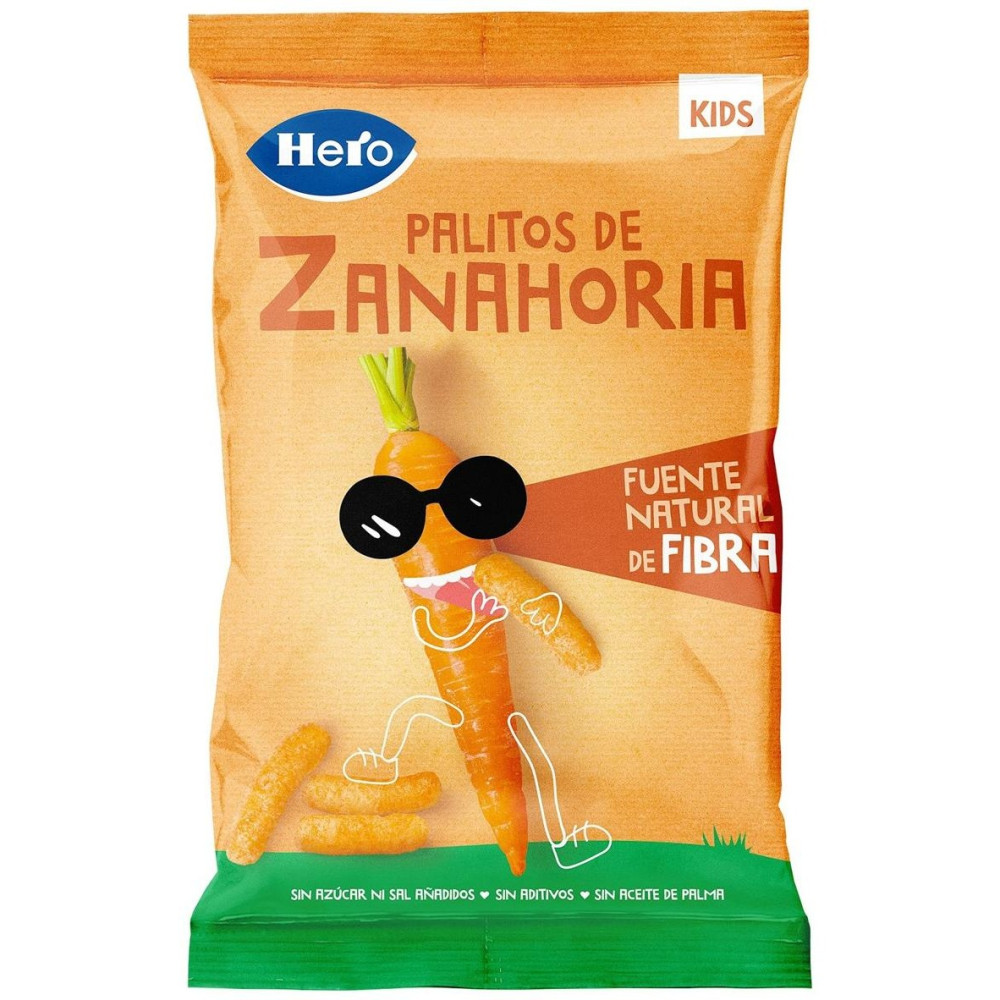 Hero Kids Palitos De Zanahoria 3 Años 30G