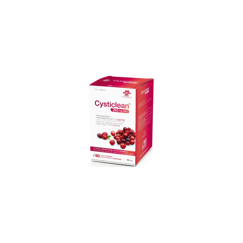 Cysticlean 240 Mg Pac, 60 Cápsulas