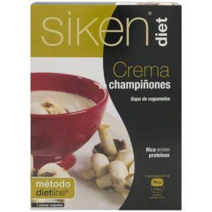 Siken Diet Crema De Champiñones, 7 Sobres