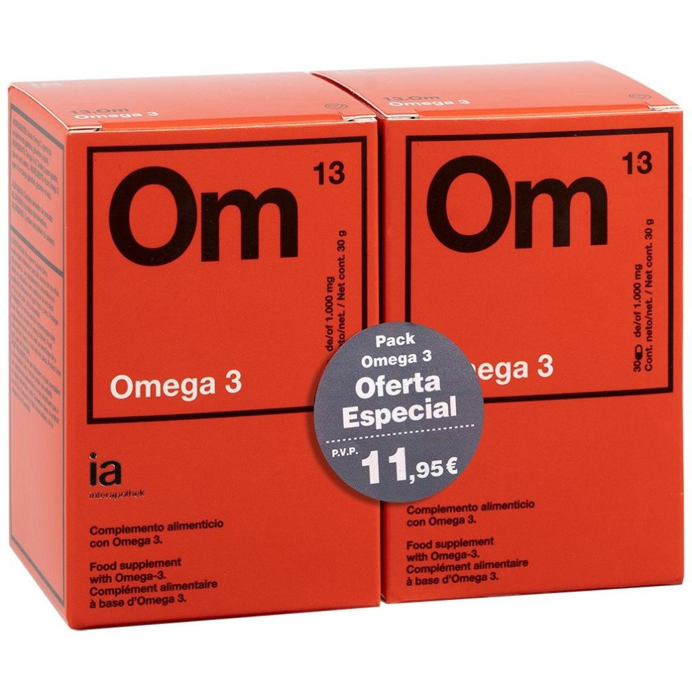 Interapothek Duplo Omega 3 2X30 Cápsulas