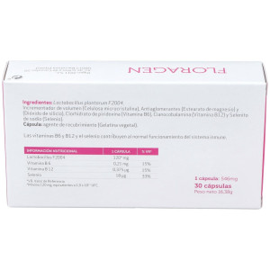 Ifigen Floragén, Probióticos Para La Microbiota Intestinal 30 Cápsulas