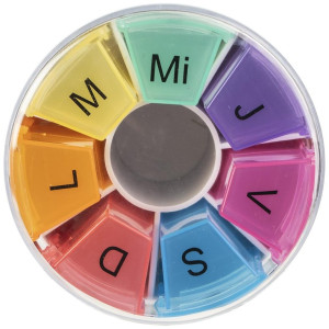 Interapothek Pastillero Semanal 4 Tomas Con Cortador