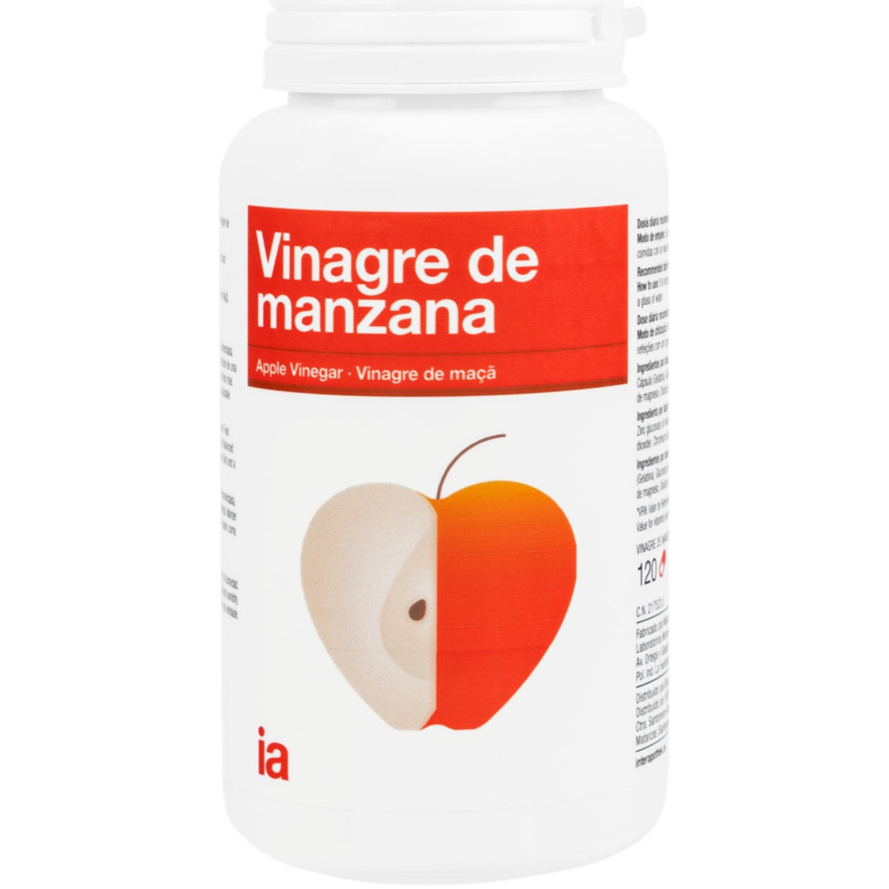 Interapothek Vinagre De Manzana + Zinc + Cromo 120 Cápsulas