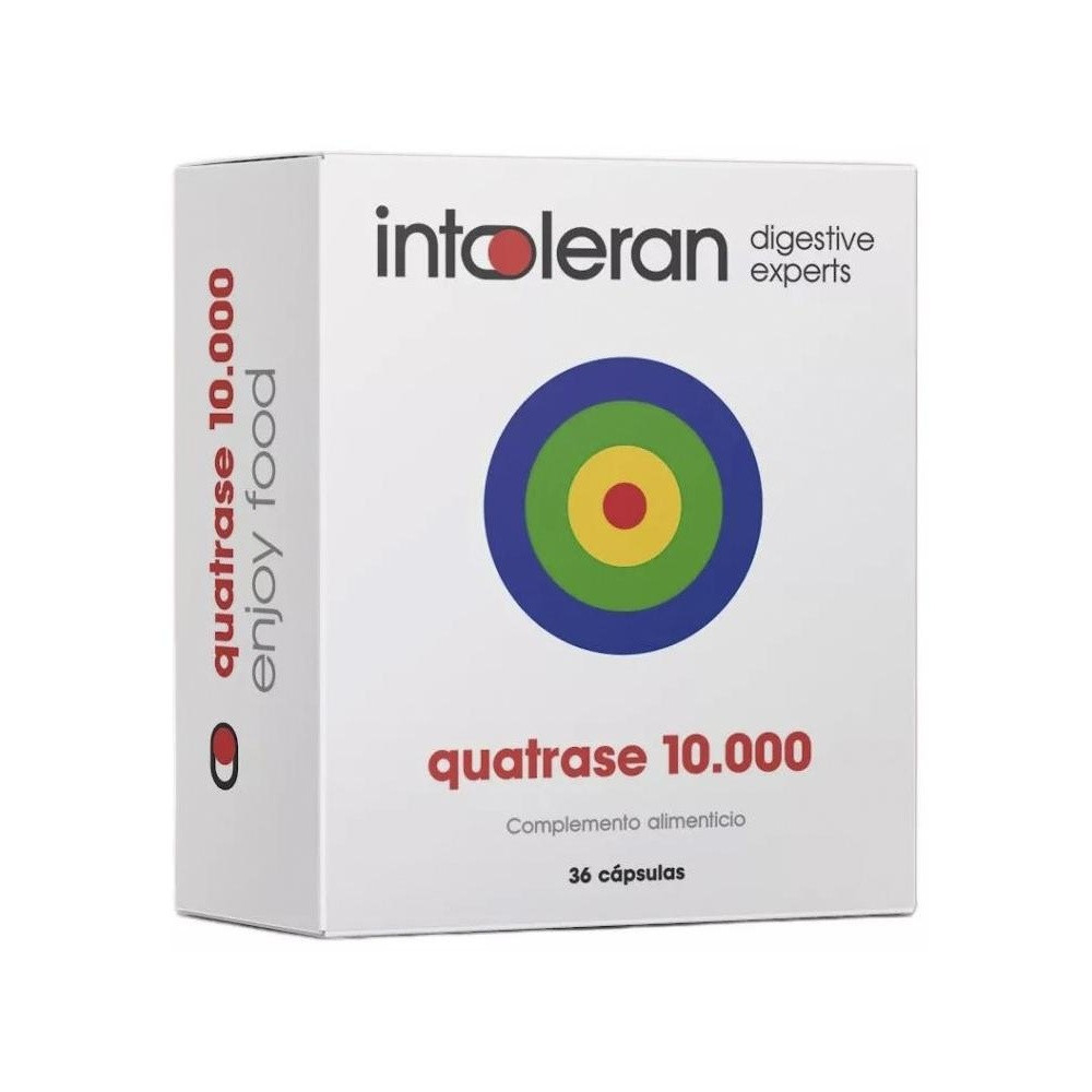 Intoleran Quatrase Forte, Enzimas Para Digerir Carbohidratos De Cadena Corta En Cápsulas