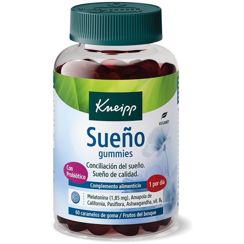 Kneipp Sueño Con Melatonina Y Probióticos Con Sabor A Frutas Del Bosque 60 Unidades