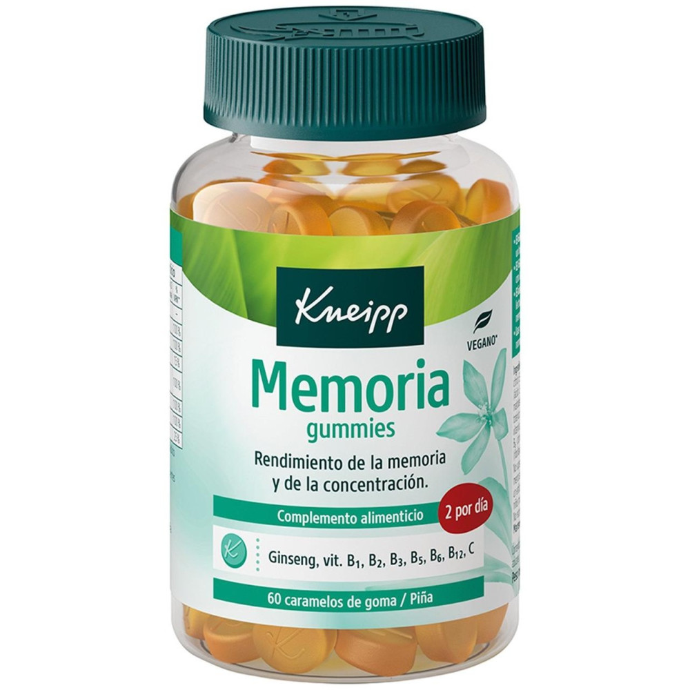 Kneipp Memoria Con Sabor A Piña 60 Gominolas