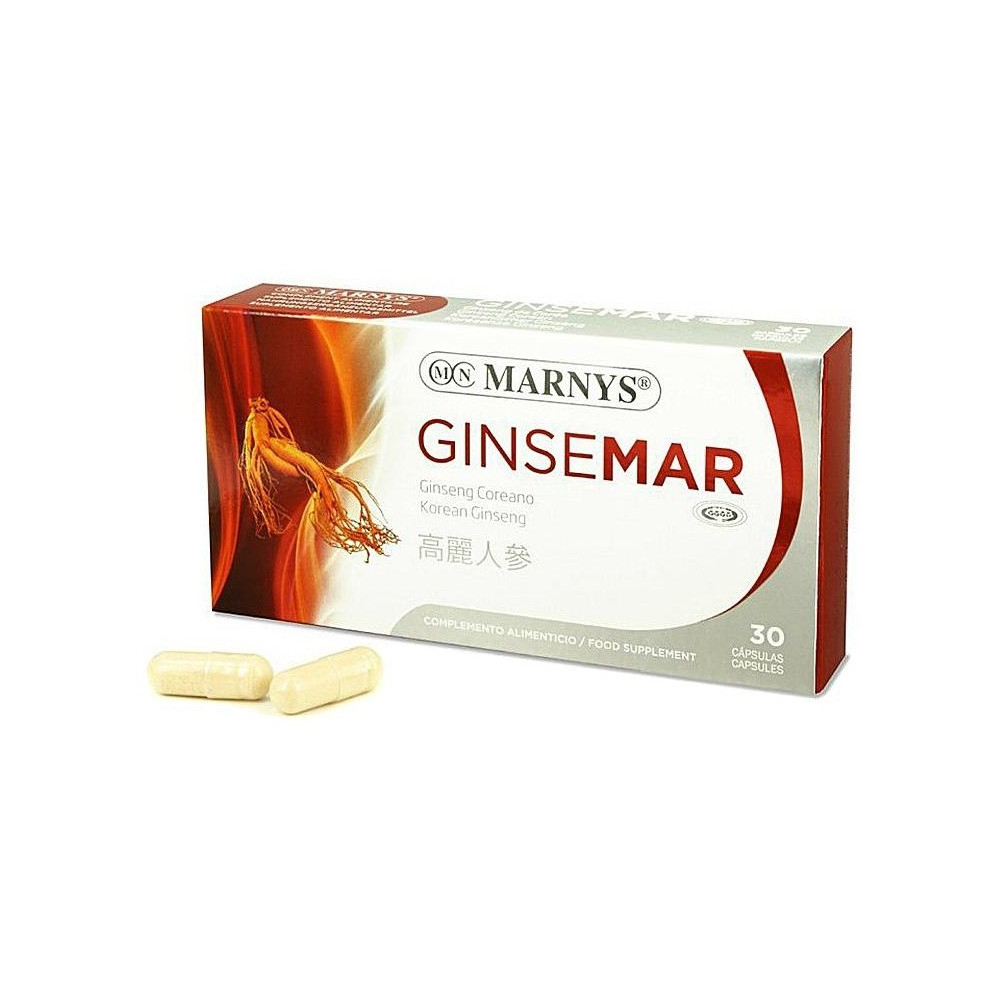 Marnys Ginsemar Suplementos De Gingseng Coreano En Cápsulas
