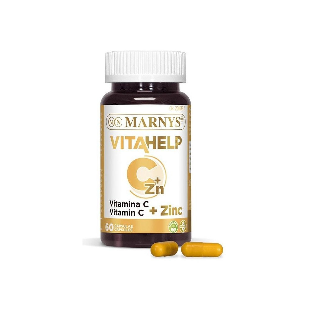 Marnys Vitahelp Vitamina C + Zinc En Cápsulas