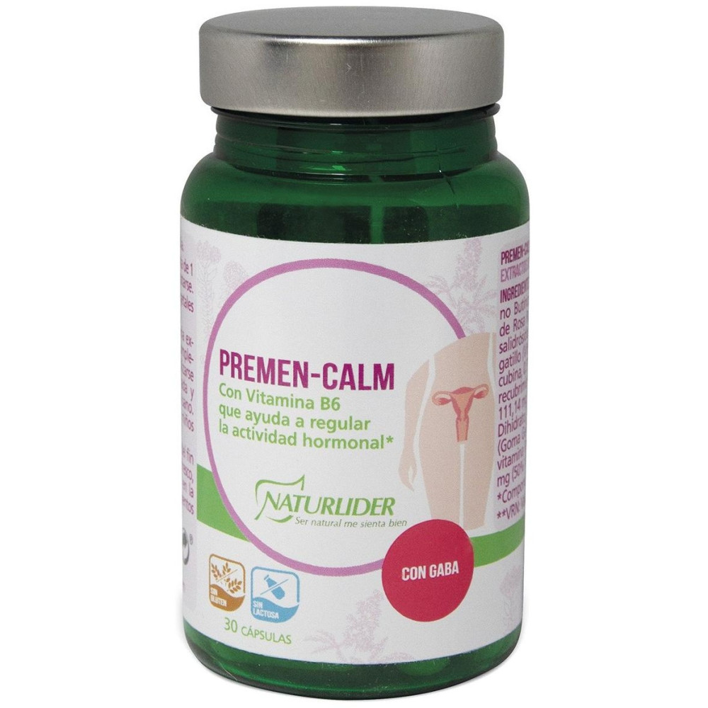 Naturlider Premen-Calm Para El Síndrome Premenstrual 30 Cápsulas