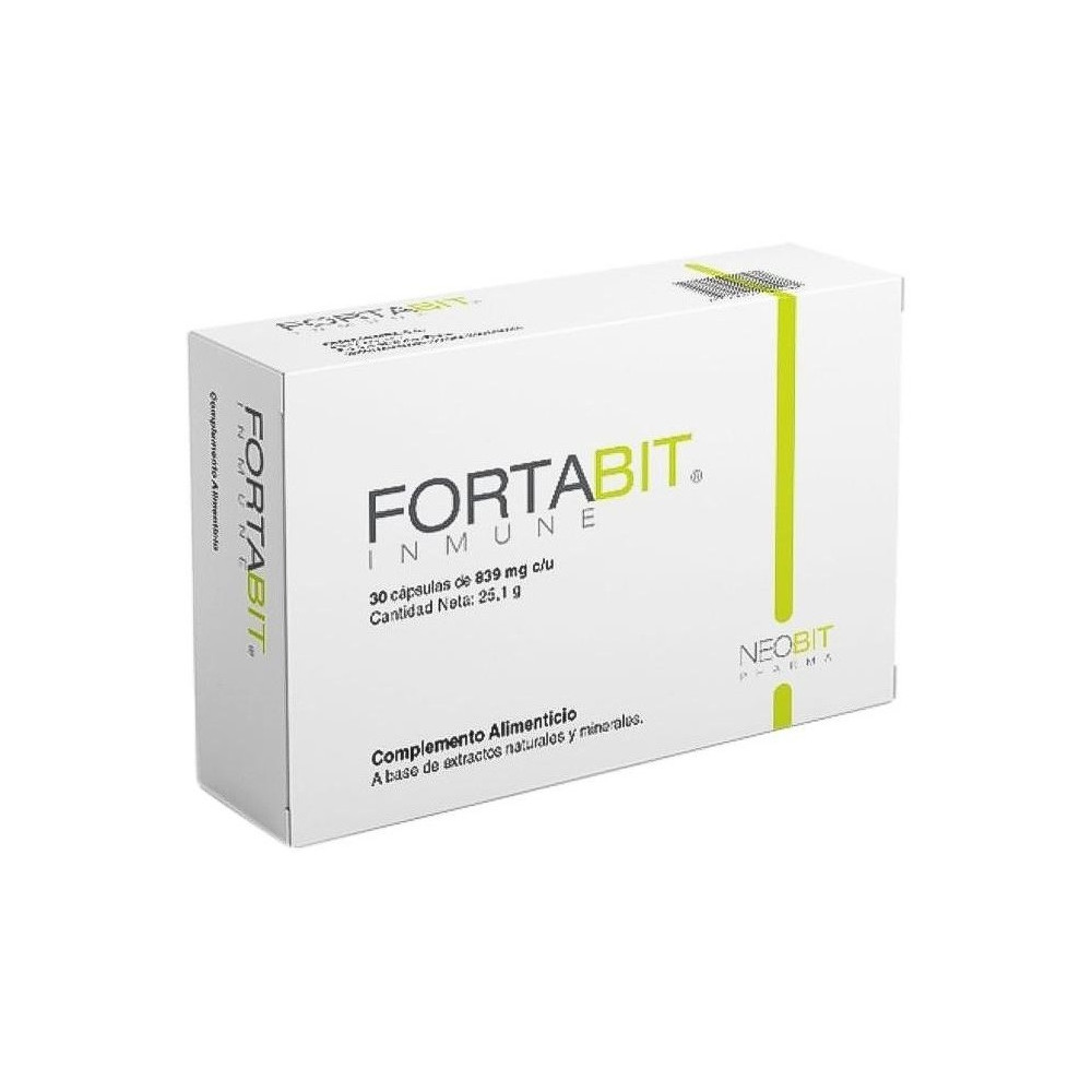 Neobit Pharma Fortabit Inmune Suplemento Alimenticio Para El Sistema Inmunológico 30 Cápsulas