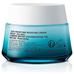 Vichy Minéral 89 Crema Boost Hidratación 72H Rica 50Ml