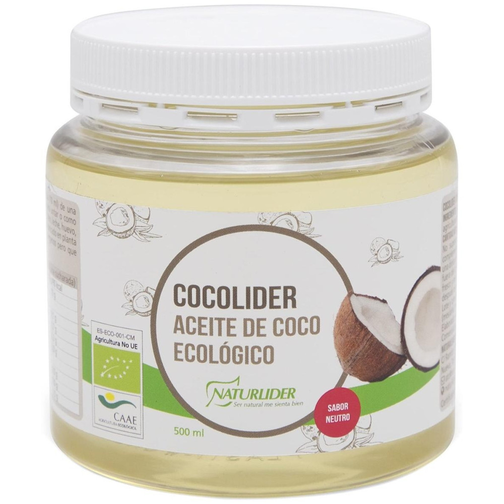 Naturlider Aceite De Coco Ecológico 100 % Bio. Formato De 500Ml