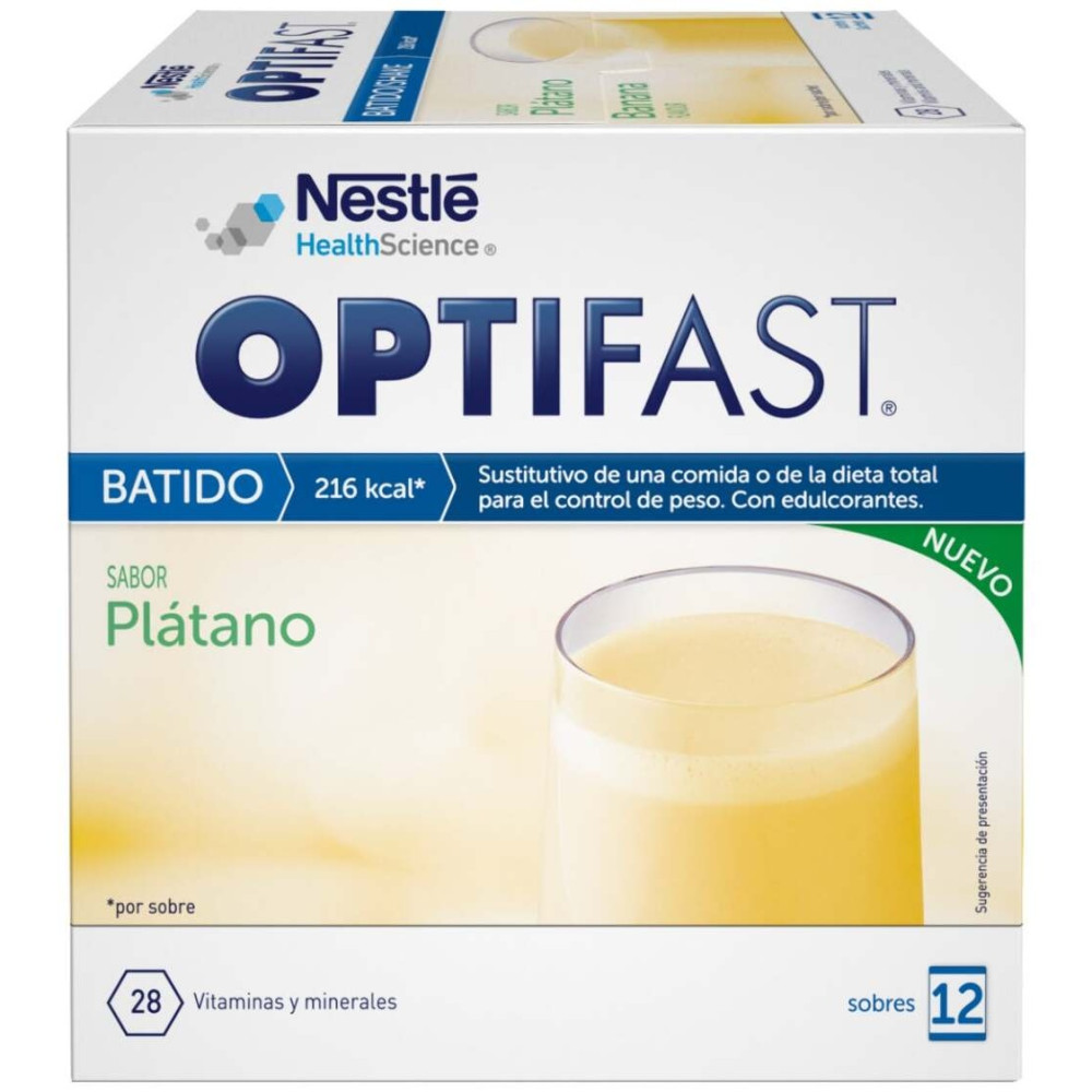 Nestlé Optifast Batidos Para Sustituir Una Comida Con Sabor A Plátano