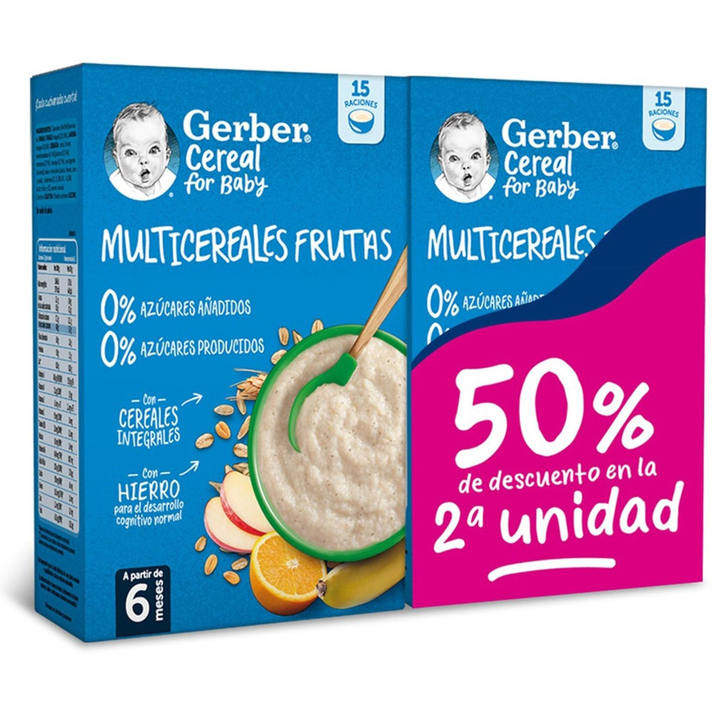 Nestlé Gerber Multicereales Fruta 270G