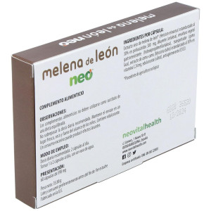 Neovital Health Neo Melena De León Suplemento Para Beneficiar Al Sistema Digestivo Y Nervios 60 Cápsulas
