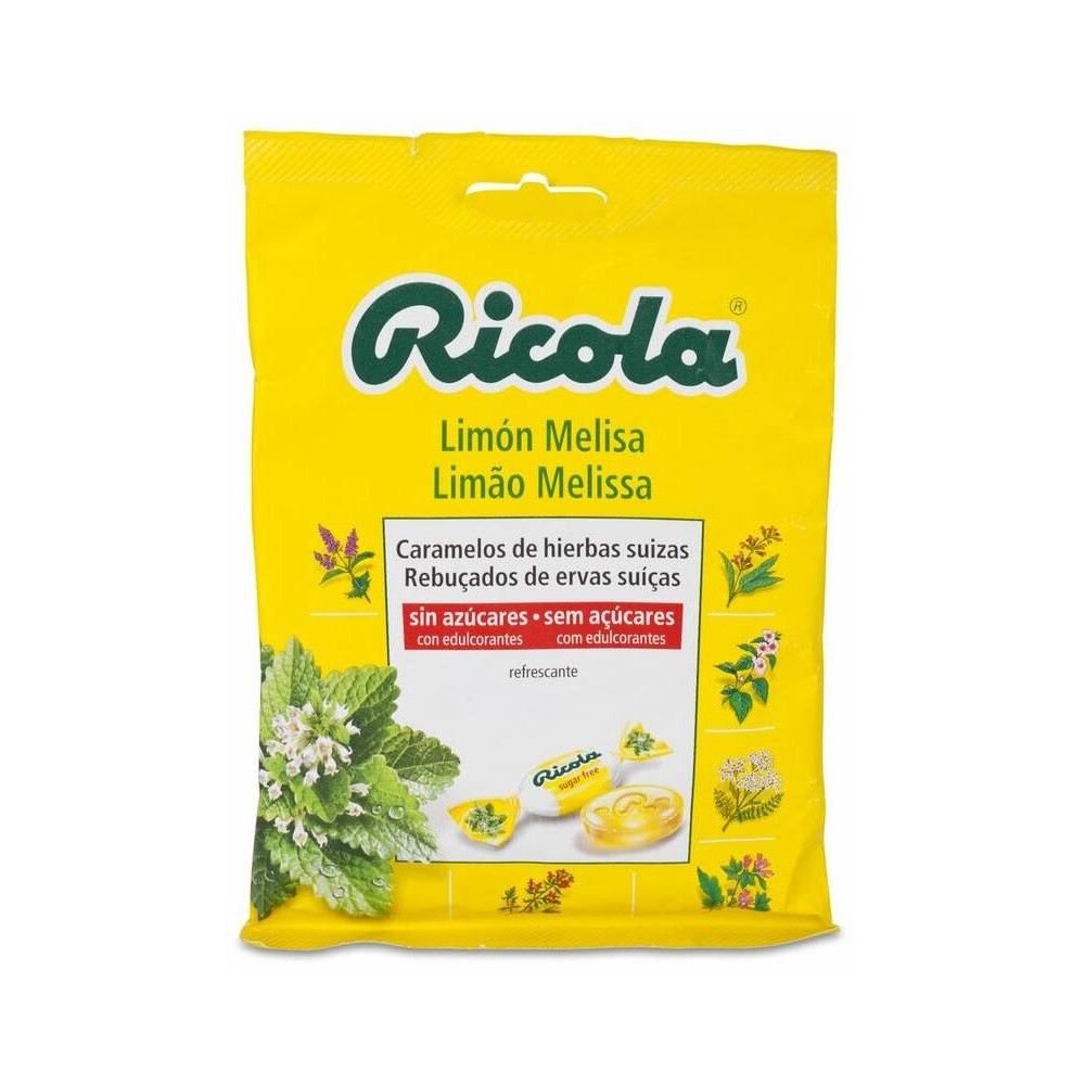Ricola Caramelos Limón Melisa Sin Azúcar, 70 G