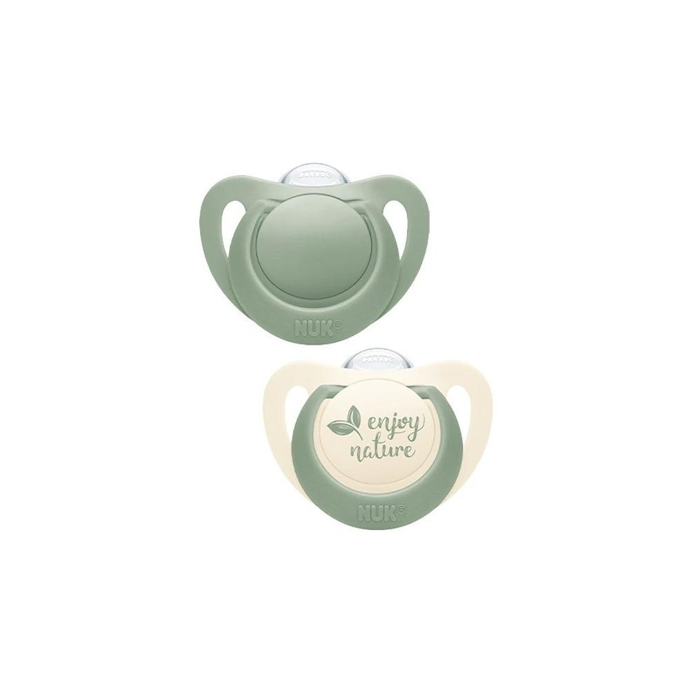 Nuk For Nature Chupete Silicona 18-36 Meses 2Uds